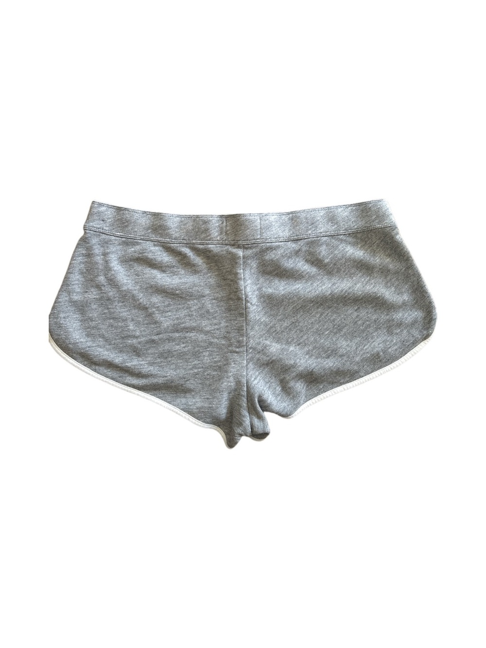 Abercrombie & Fitch Y2K Vintage Retro Gray Lounge Athletic Shorts White Size L - Picture 3 of 5